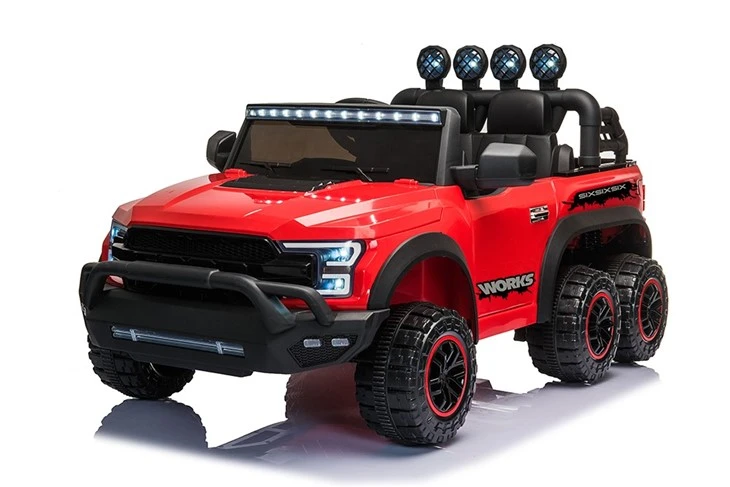 Children Ride On 2 Seater 6 Wheels Big Car